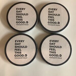 Vineyard Vines Disposable Coasters Set of 4. New